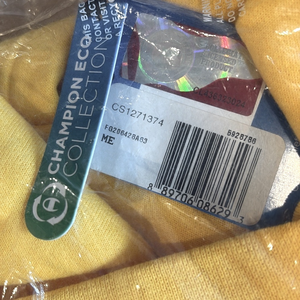 NWT [Champion] North Dakota State Bison NCAA Collegiate Hood Sweatshirt Y M 7/8 - Picture 7 of 8